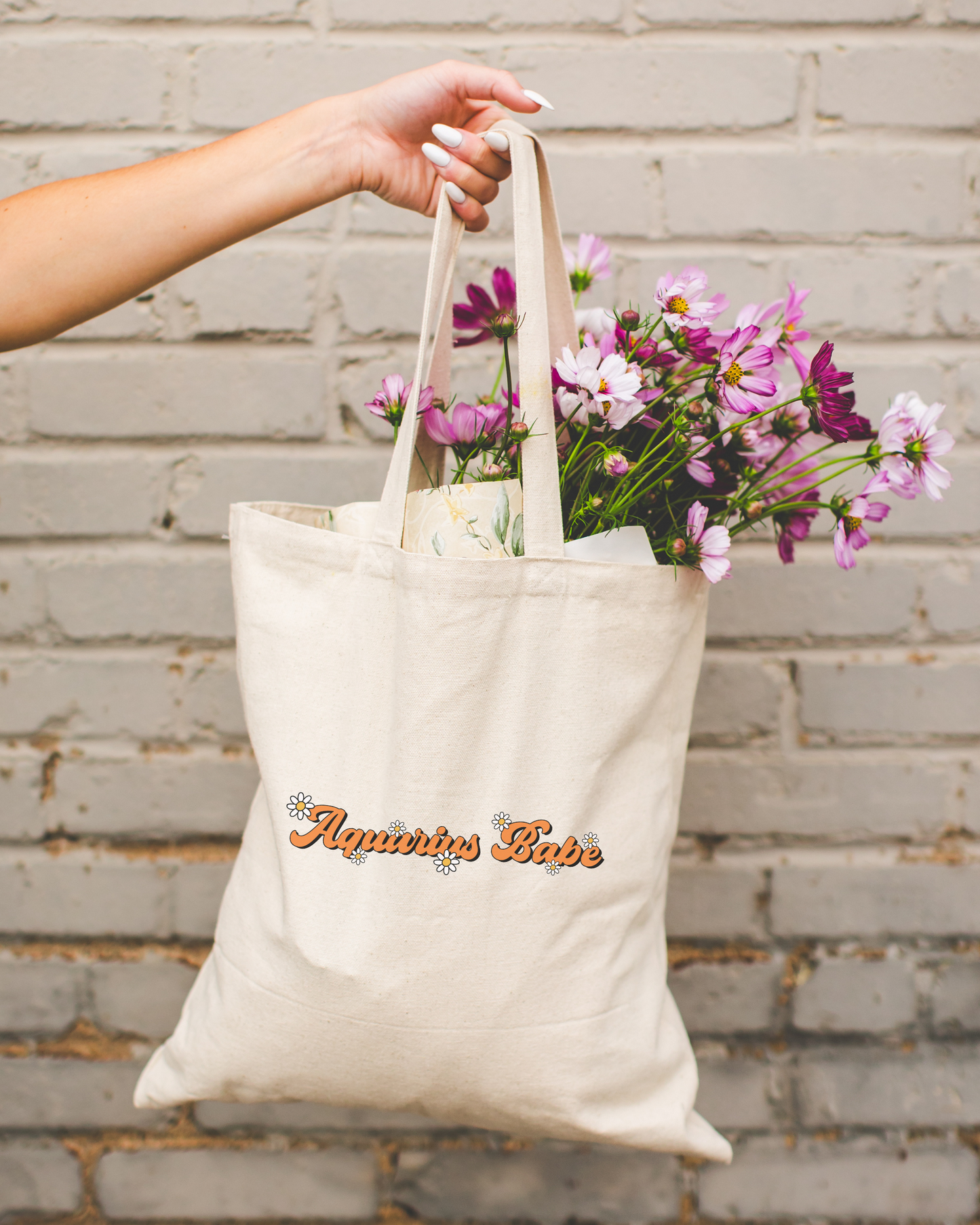 Aquarius Babe Tote Bag
