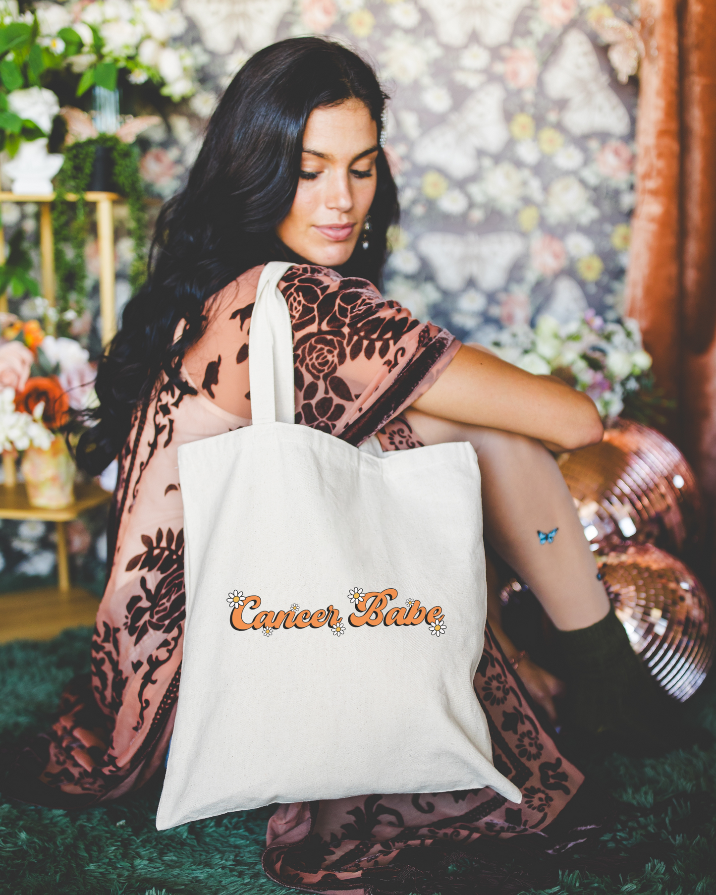 Cancer Babe Tote Bag