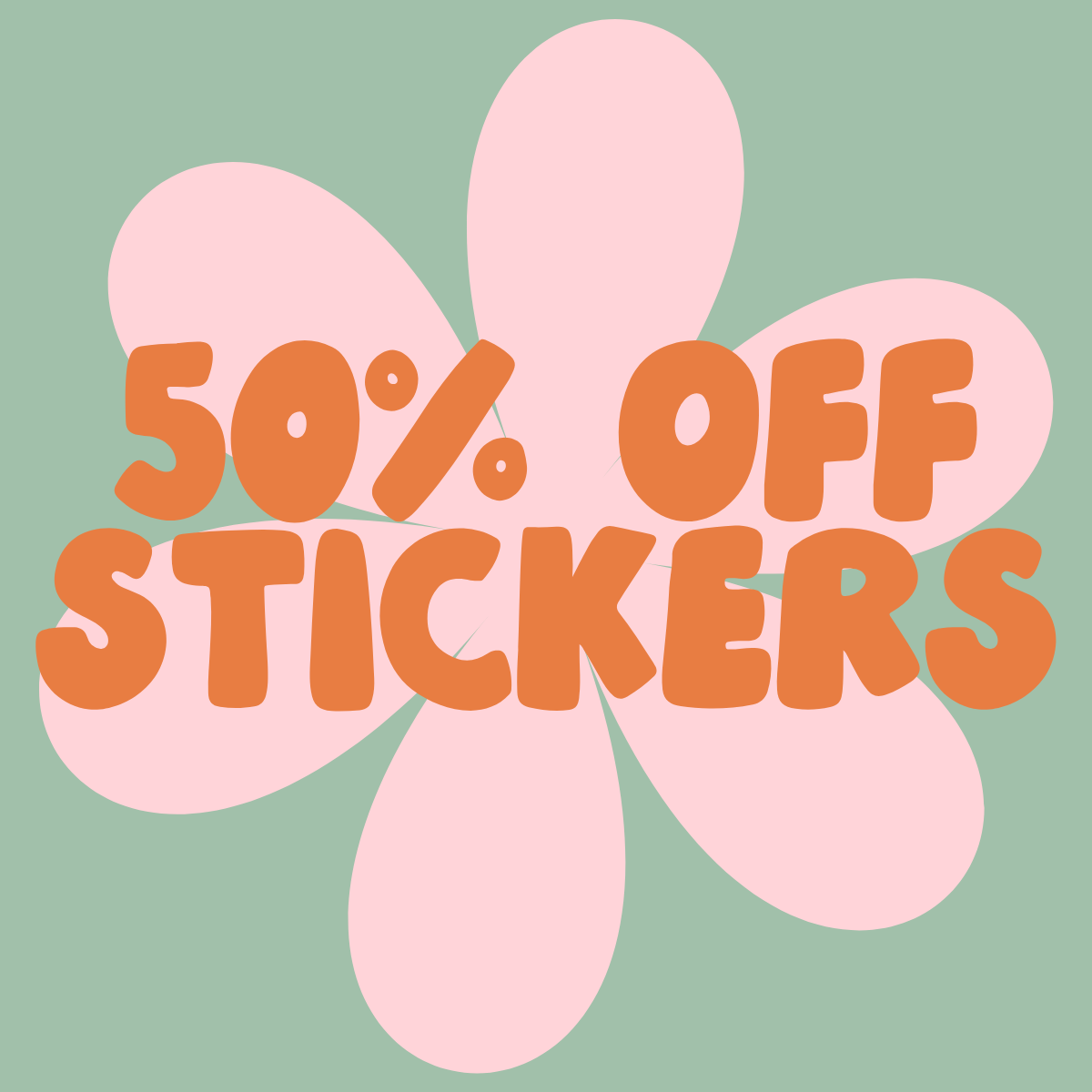 HALF PRICE STICKERS