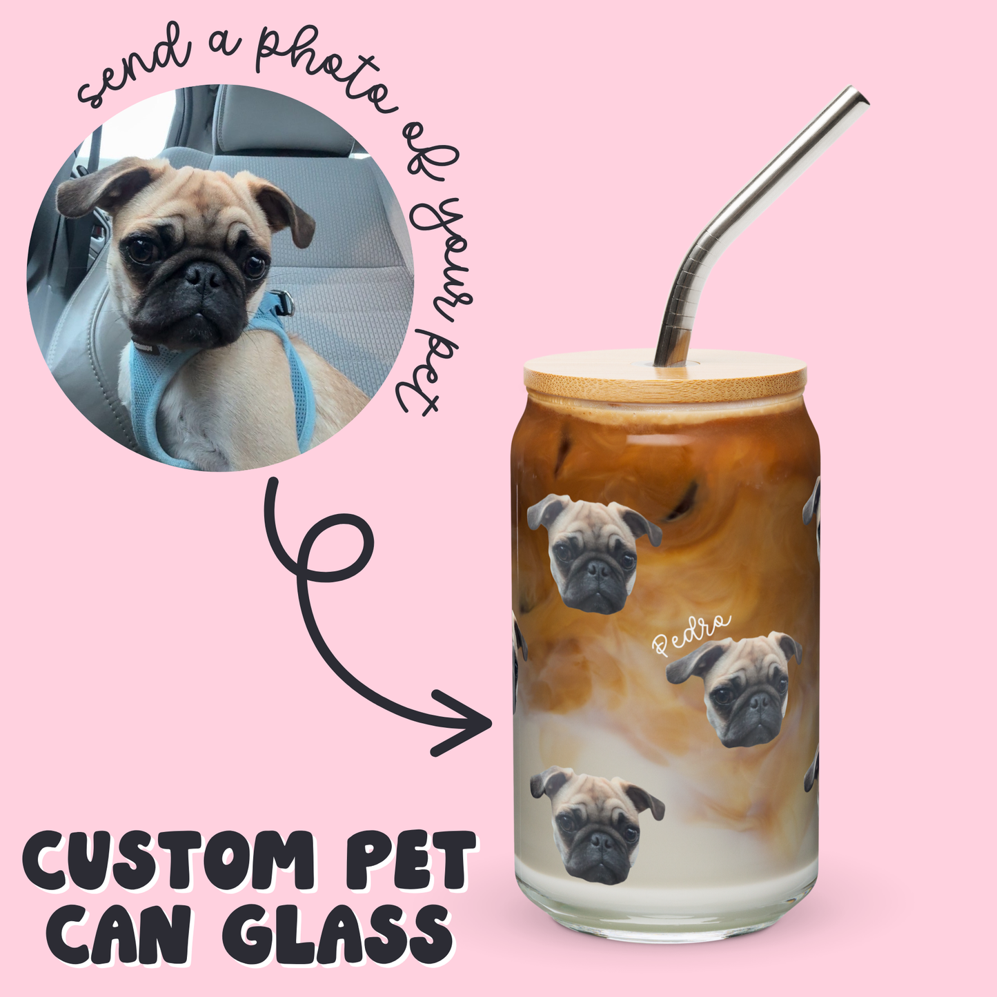 Customizable Pet Can Glass