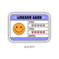 Library Card Sticker