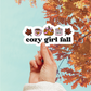 Cozy Girl Fall Sticker