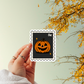 Jack O' Lantern Stamp Sticker