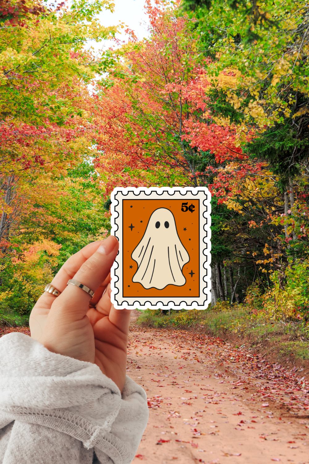 Ghost Stamp Sticker