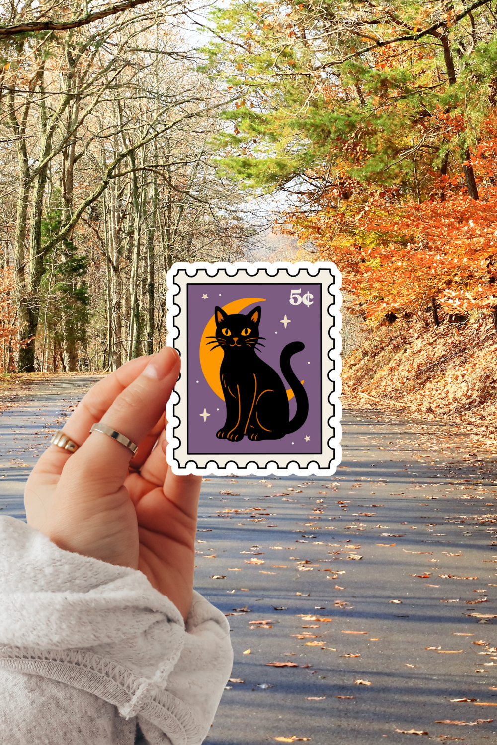 Cat Stamp Sticker
