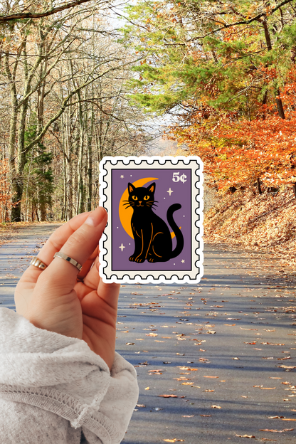 Cat Stamp Sticker