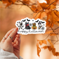 Happy Halloween Cats Sticker