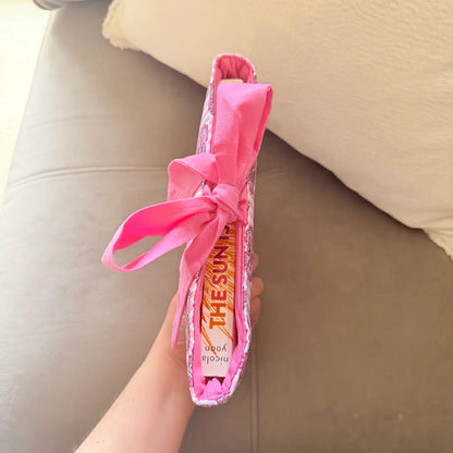 Pink Bookworm Book Sleeve