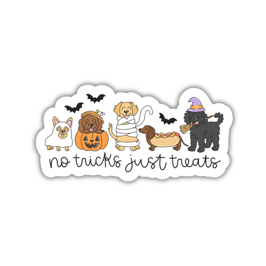 No Tricks Just Treats Sticker