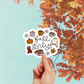 Fall Girly Sticker
