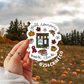 Fall Romance Book Club Sticker