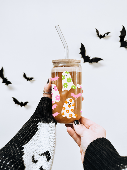 Floral Phantoms Can Glass