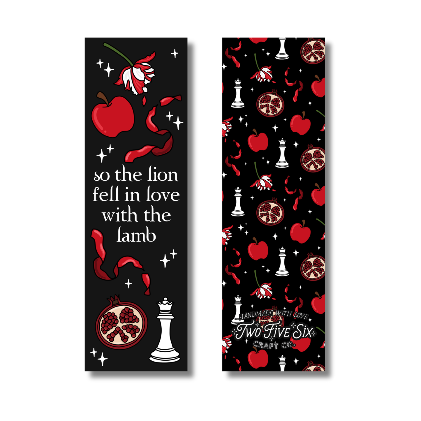 The Lion Fell in Love with the Lamb Bookmark Linen