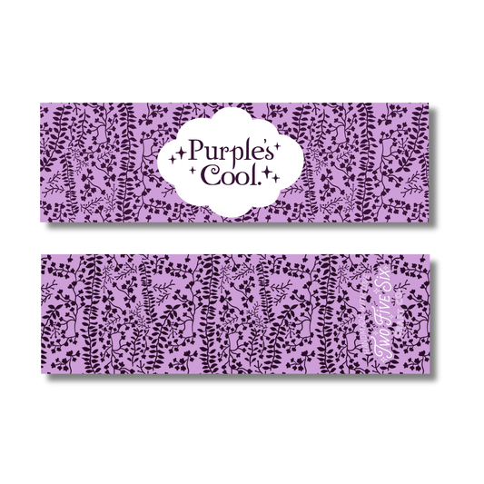 Purple's Cool Bookmark Linen