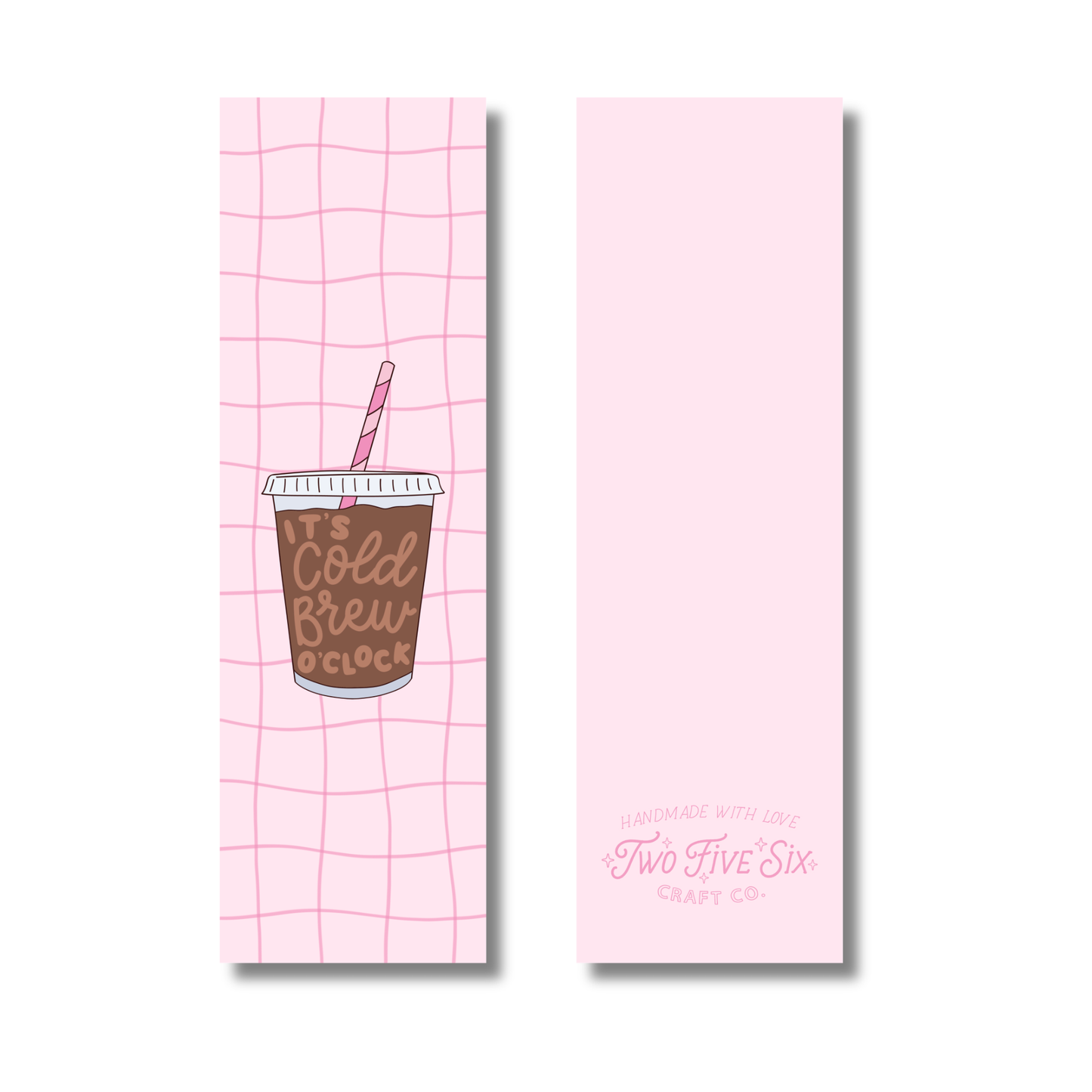 It's Cold Brew O'Clock Bookmark Linen