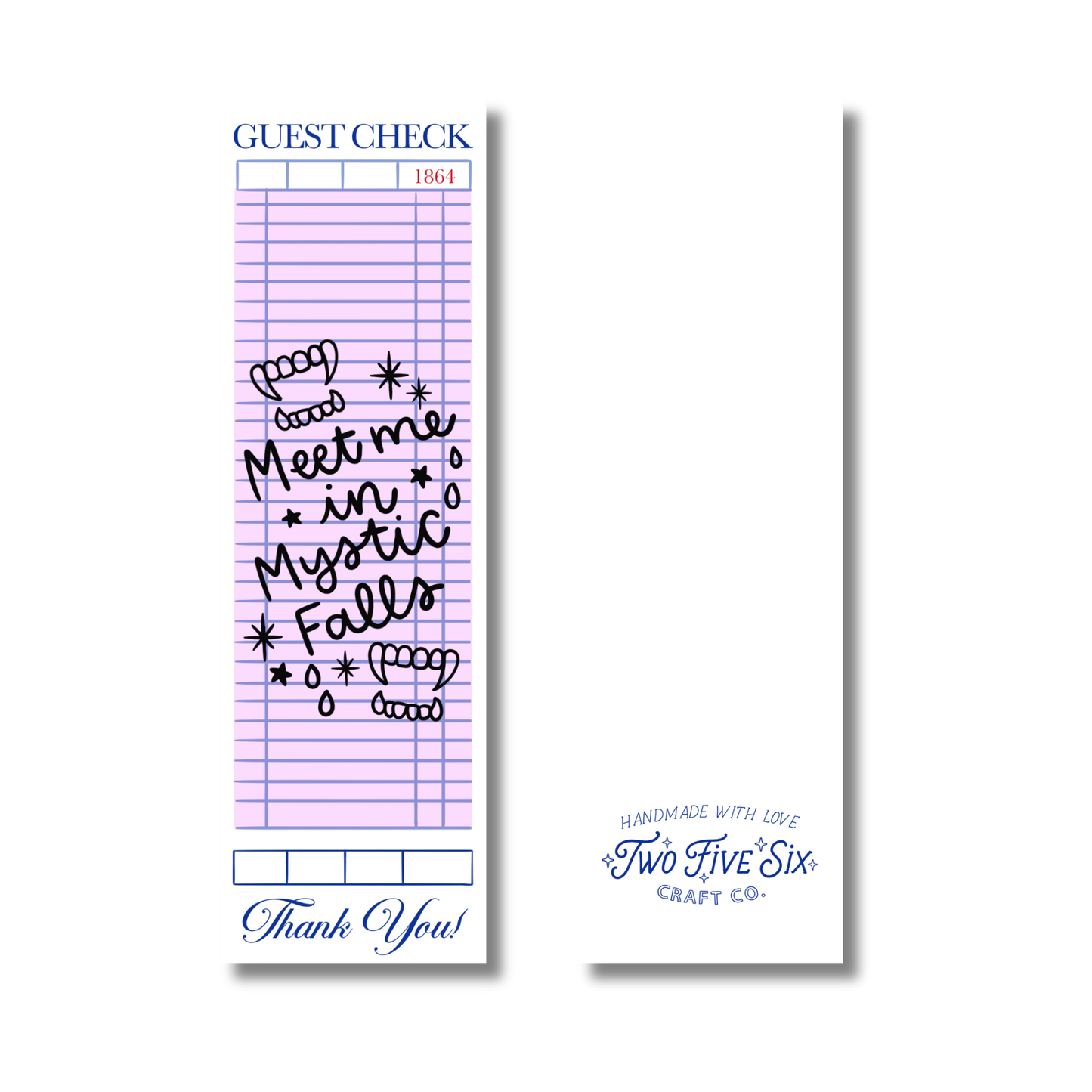 Meet me in Mystic Falls Bookmark Matte
