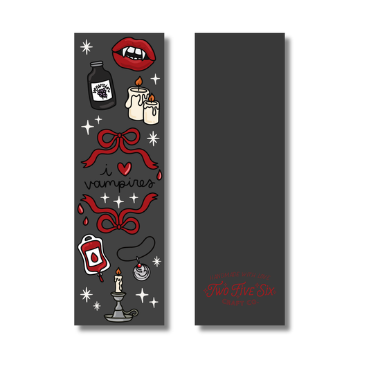 I Love Vampires Bookmark Glossy