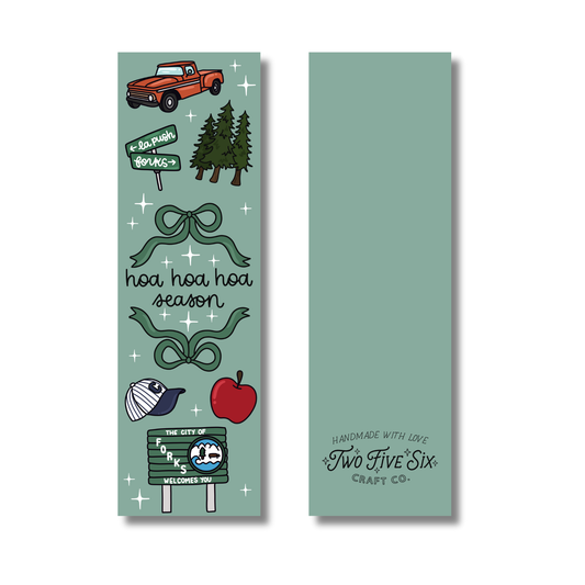 Hoa Hoa Hoa Season Bookmark Linen