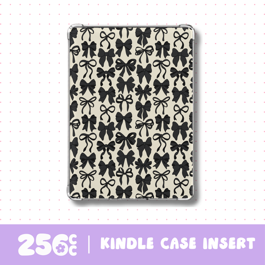 Tied in Black E-Reader Case Insert