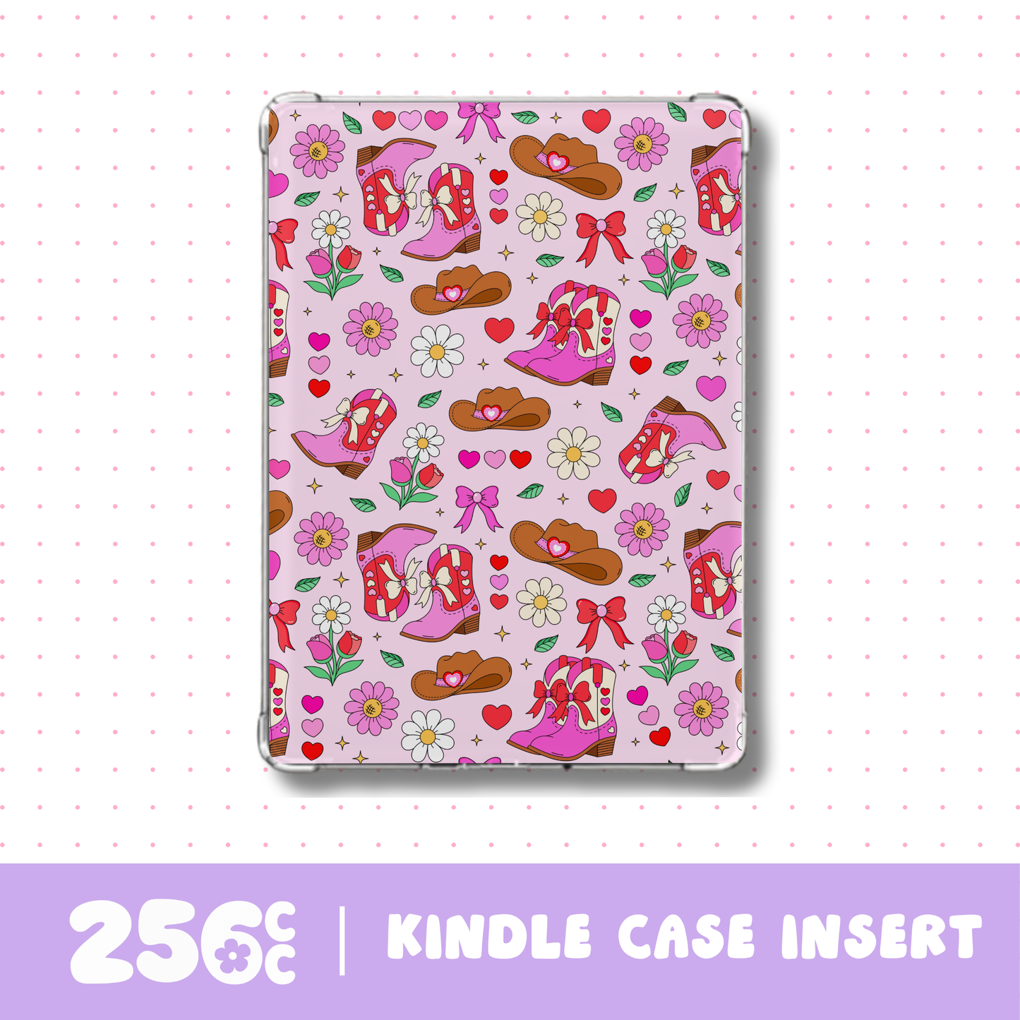 Howdy Heartbreaker E-Reader Case Insert