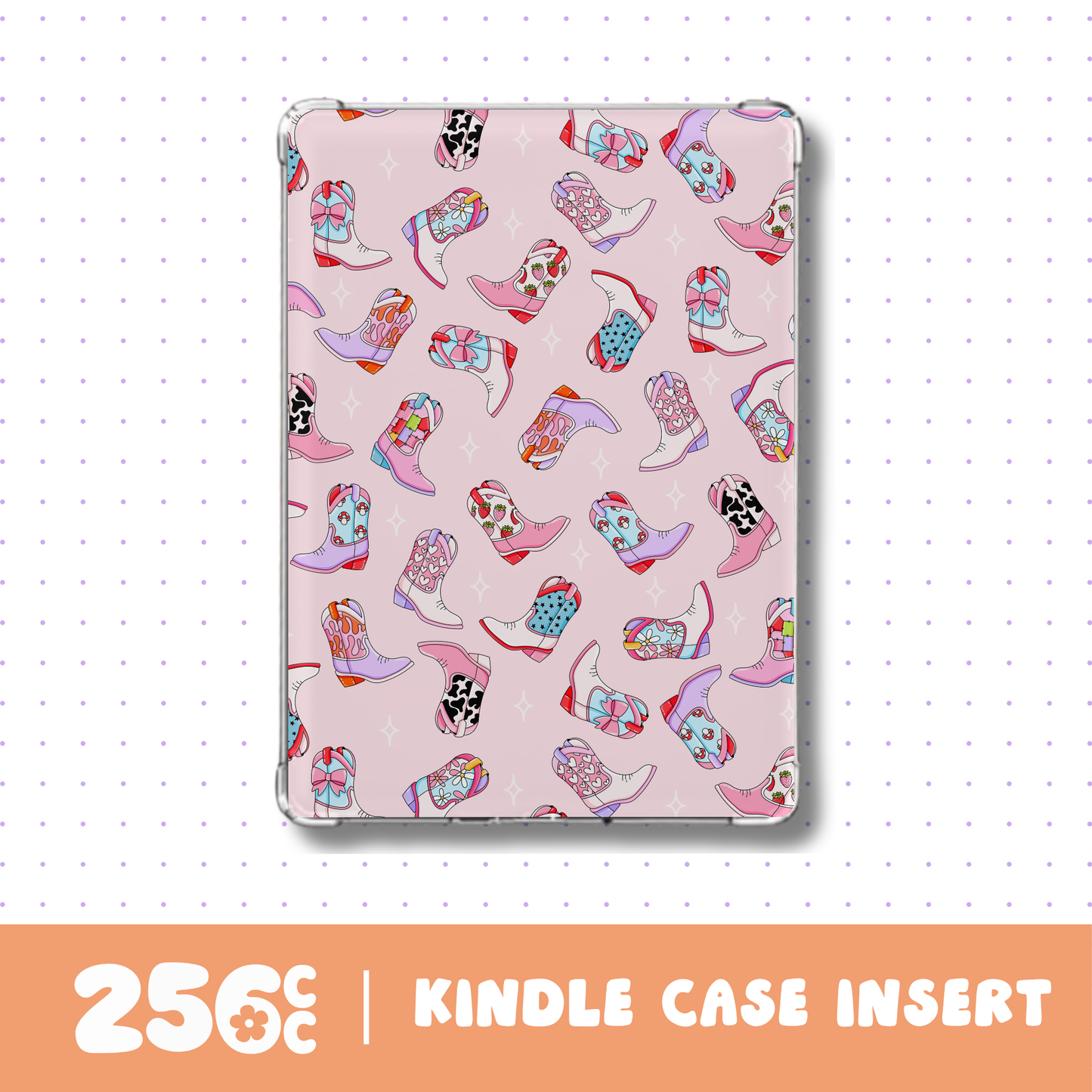 Cowgirl Disco E-Reader Case Insert