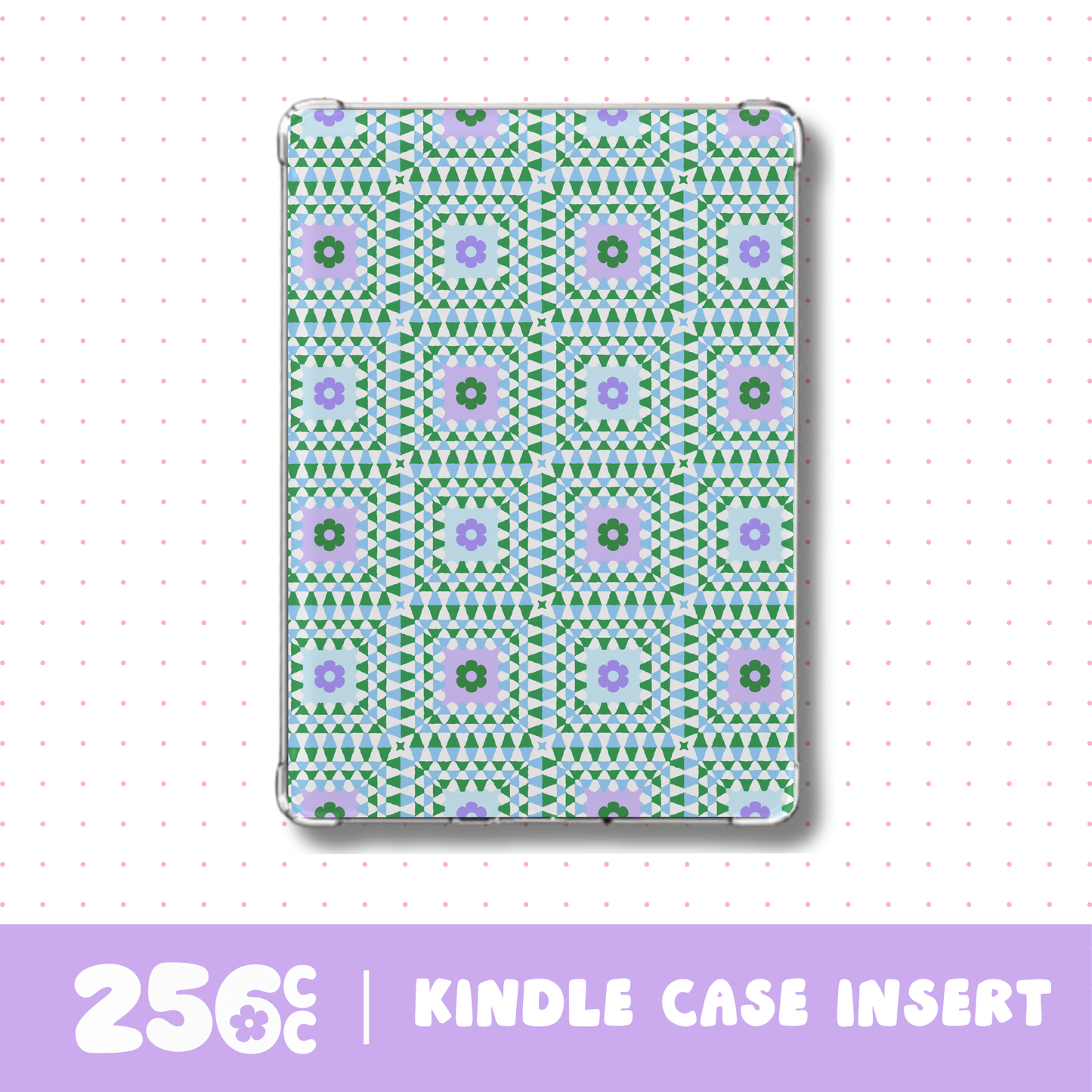 Wildberry Quilt E-Reader Case Insert