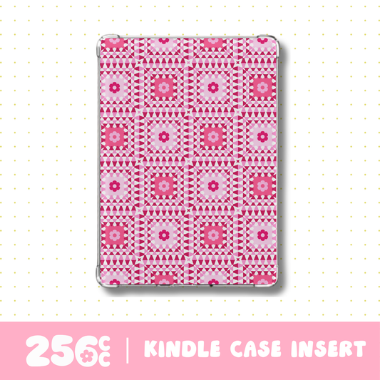 Blush Patchwork E-Reader Case Insert