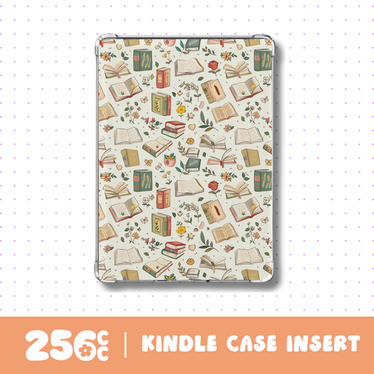 Chapters & Wildflowers E-Reader Case Insert