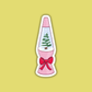Christmas Lava Lamp Sticker