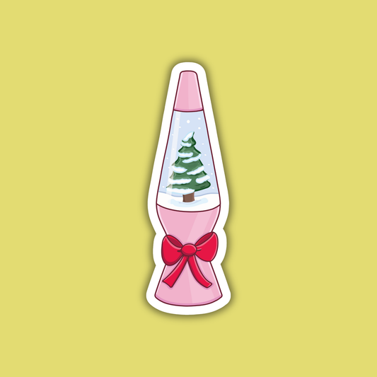 Christmas Lava Lamp Sticker