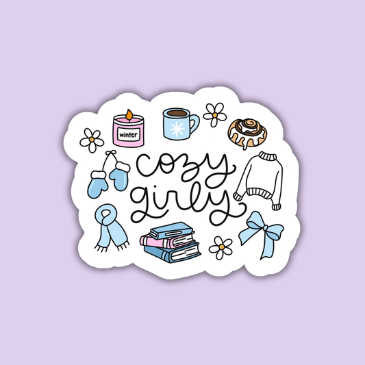 Cozy Girly Sticker