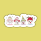 Christmas Mushrooms Sticker