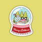 Merry Bookmas Sticker