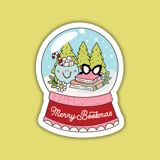 Merry Bookmas Sticker