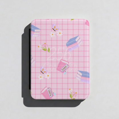 Pages & Petals Pink Kindle Case