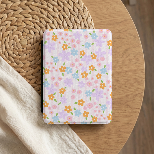 Pastel Petals Kindle Case