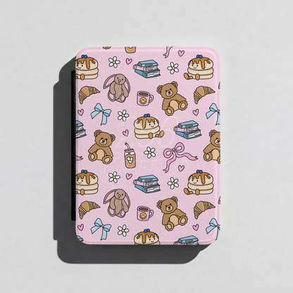 Cozy Cafe Friends Kindle Case