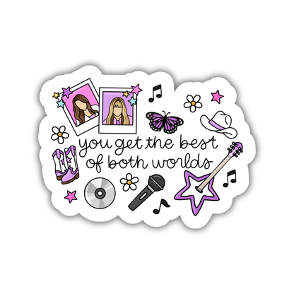 Best of Both Worlds Sticker