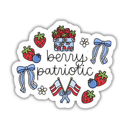 Berry Patriotic Sticker