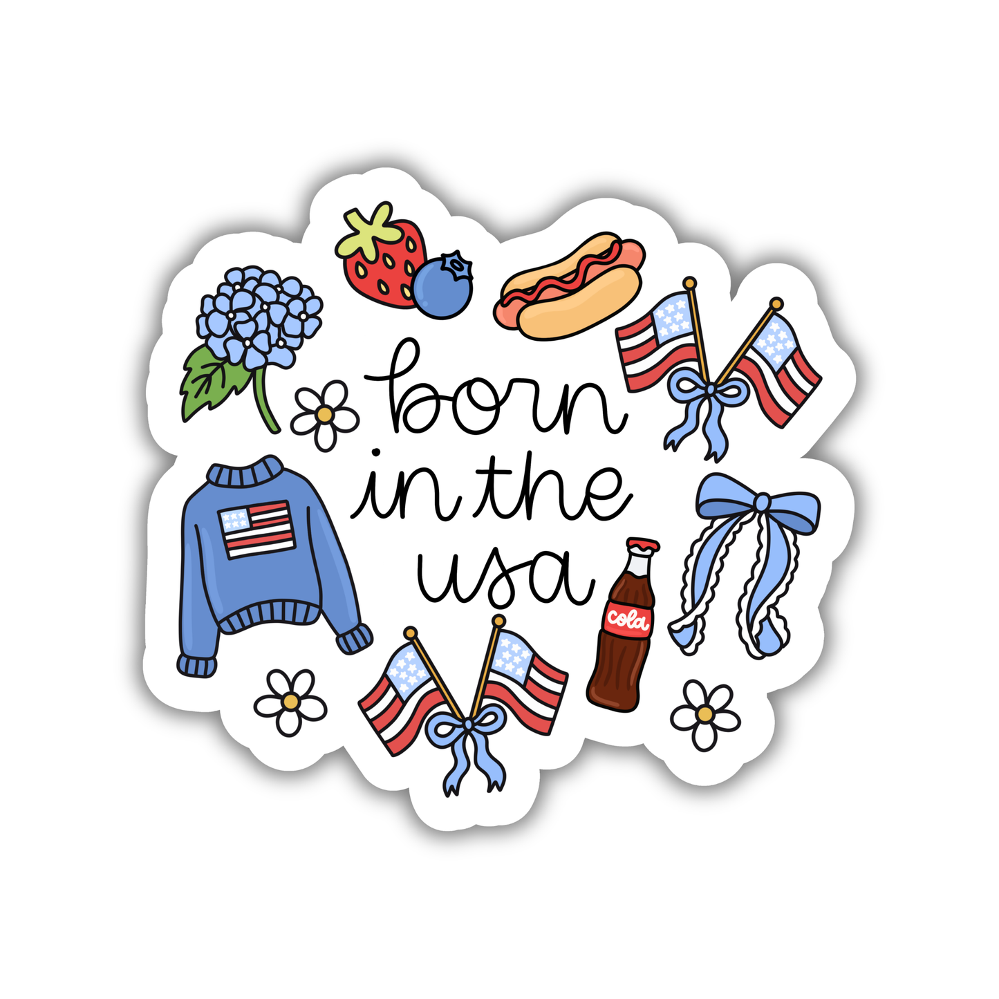 Born in The USA Sticker