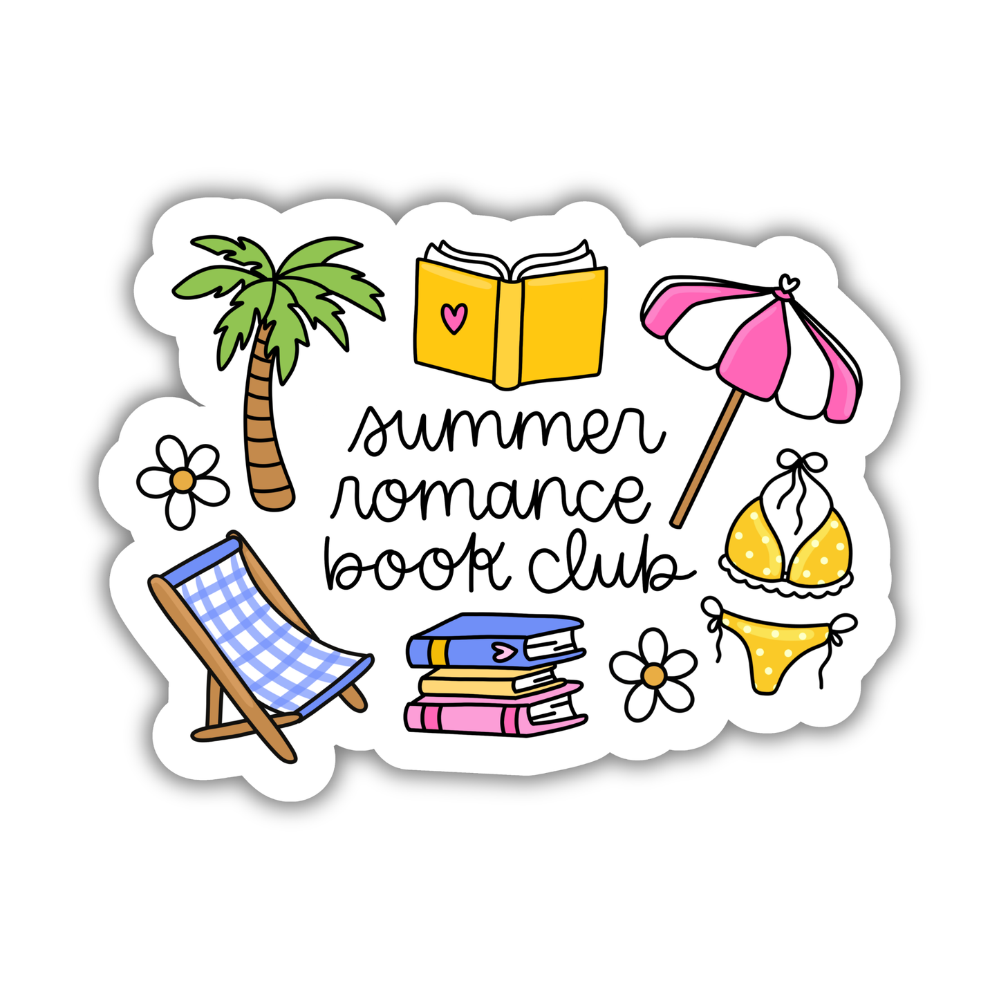 Summer Romance Book Club Sticker