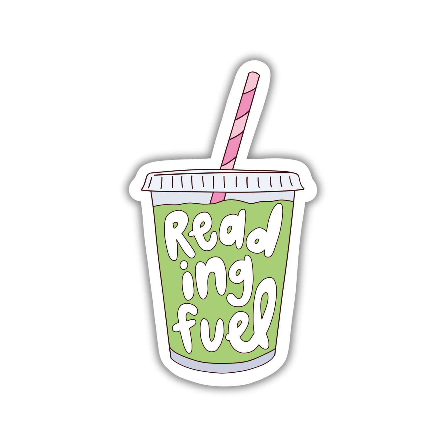 Reading Fuel Iced Matcha Sticker