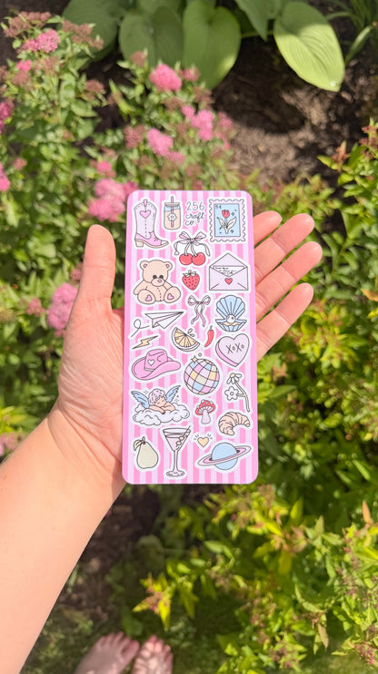 Pretty Little Doodles Sticker Sheet