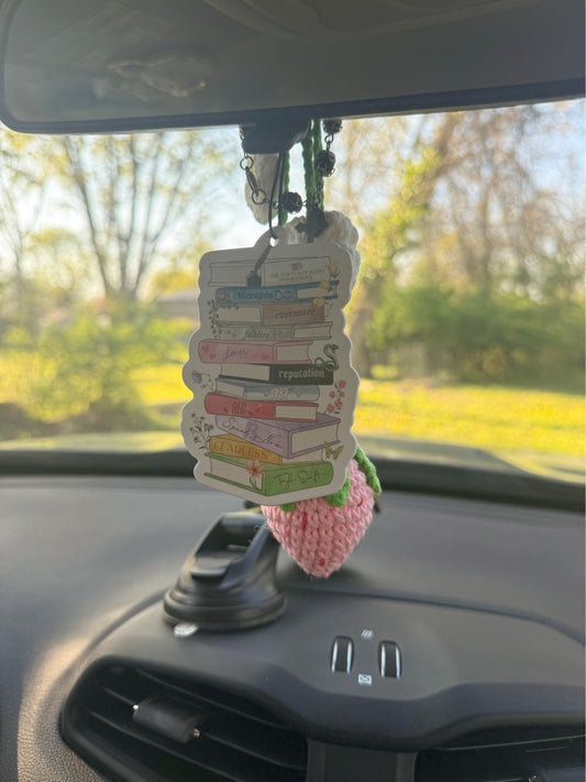 Swiftie Book Stack Car Air Freshener