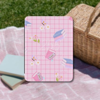 Pages & Petals Pink Kindle Case