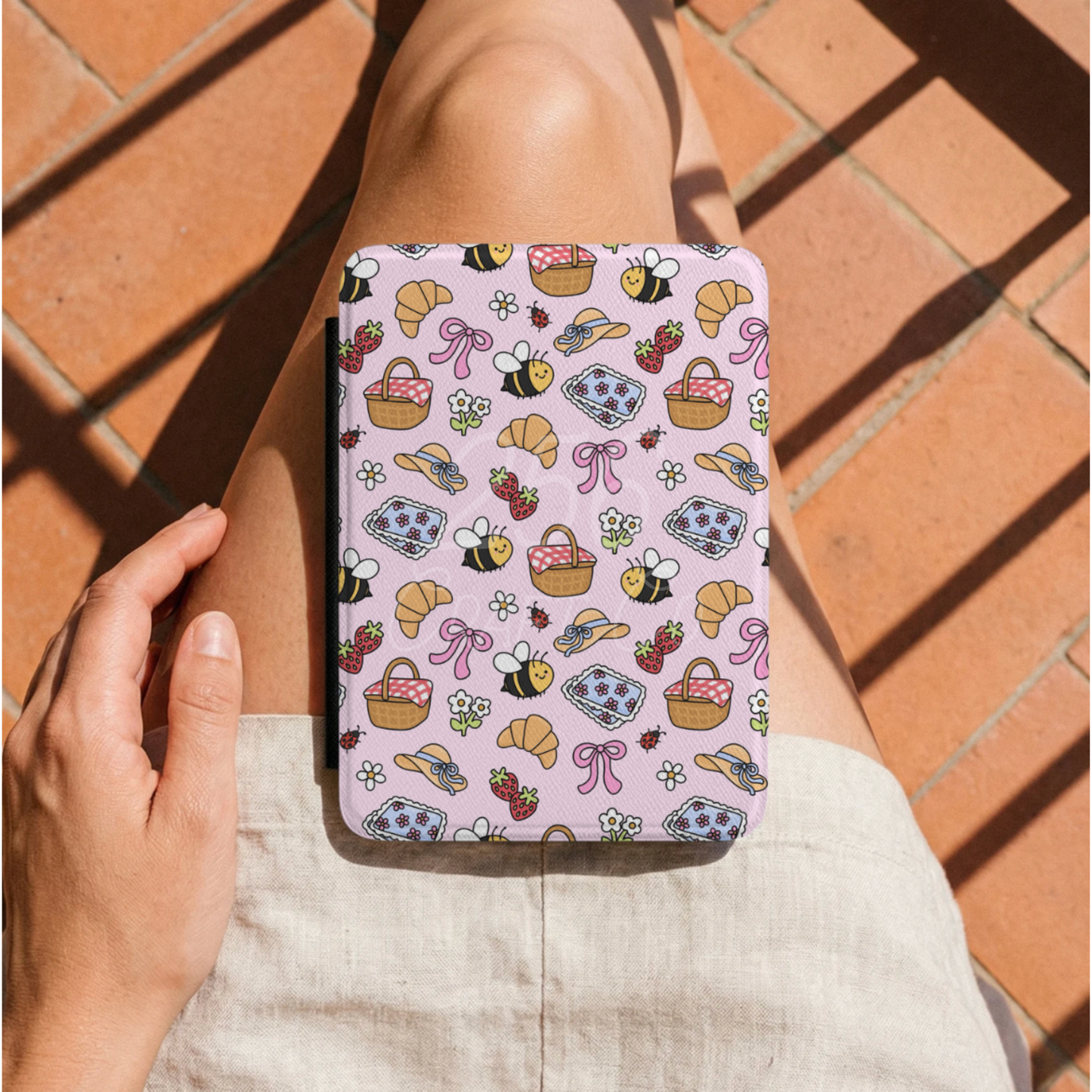 Meadow Picnic Kindle Case