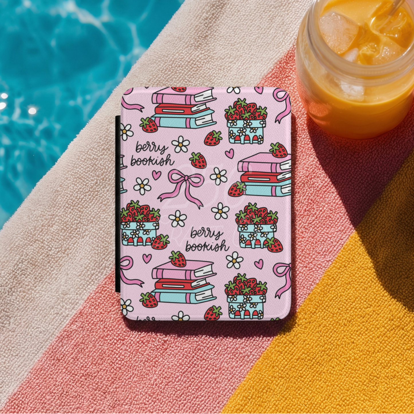 Berry Bookish Kindle Case