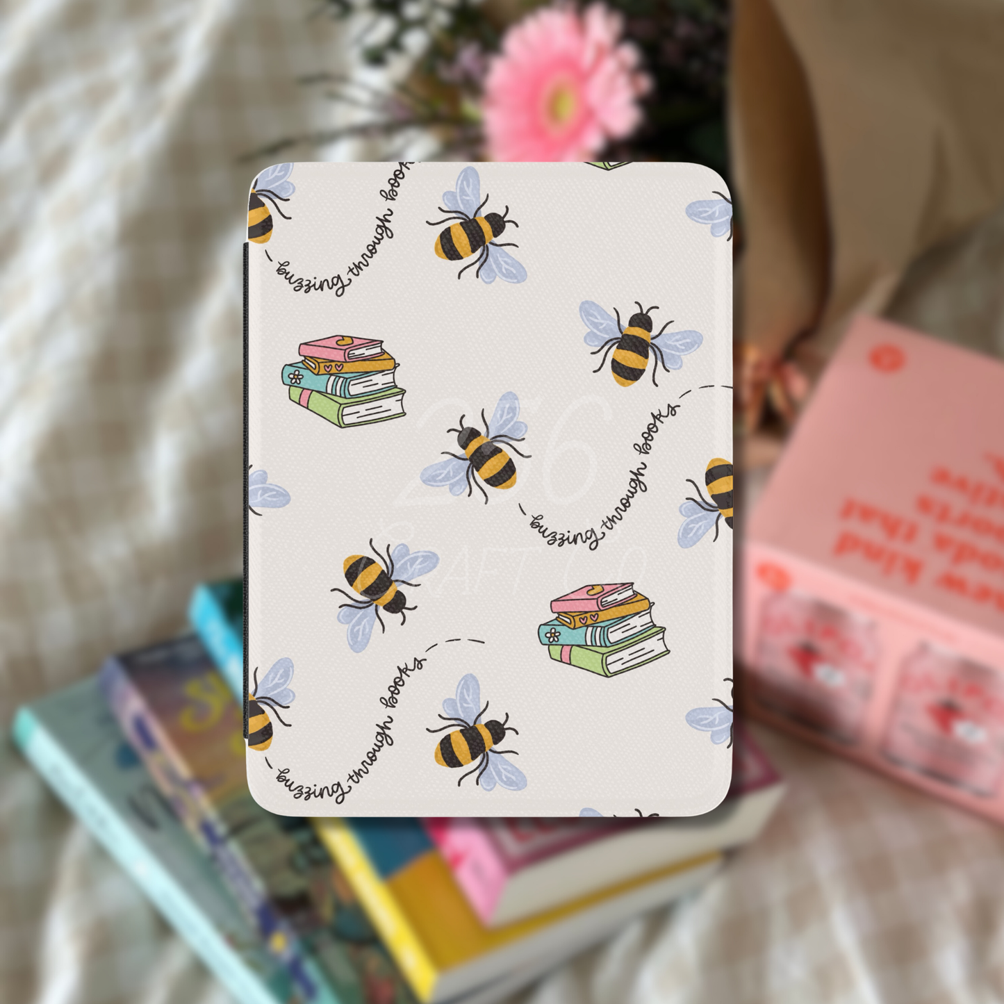 Bees & Bookmarks Kindle Case