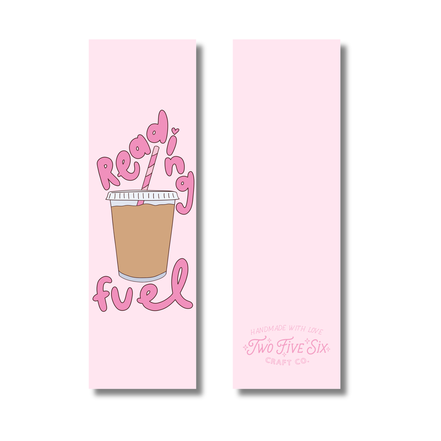Reading Fuel Iced Latte Bookmark Linen
