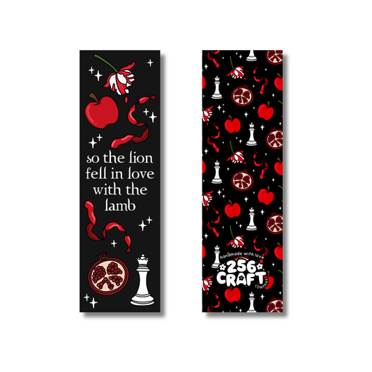 The Lion Fell in Love with the Lamb Bookmark Matte